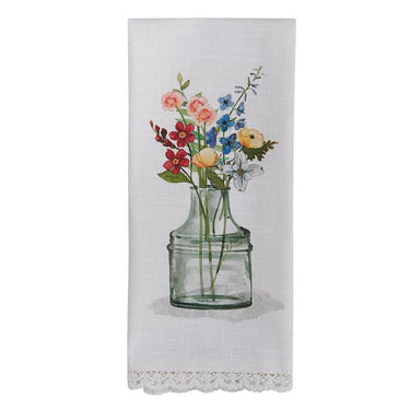 Wildflower Sketchbook Decorative Dishtowel Set of 2 Park Designs - The Fox Decor